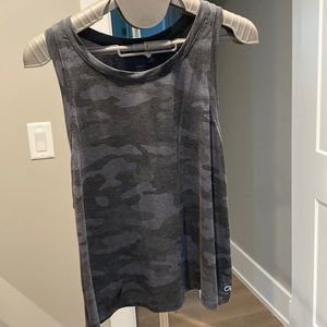 Gap body open back tank camo print S